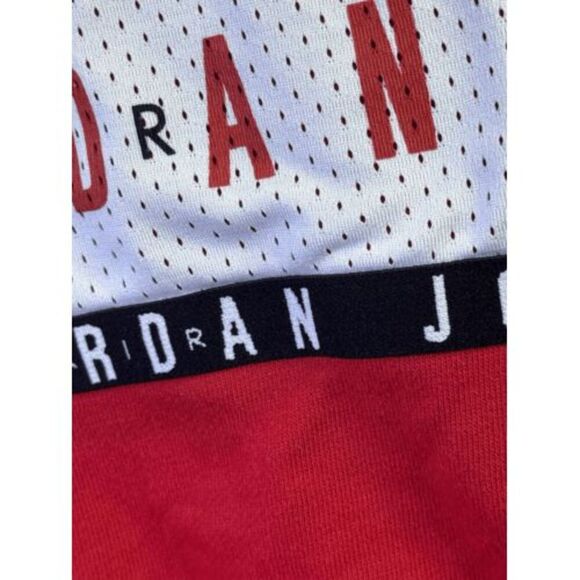 Red, black and white Jordan classic crewneck pullover sweatshirt infant EUC 6M - Picture 2 of 3